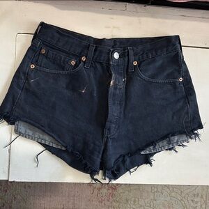 Levi's Navy Women's Denim Shorts
